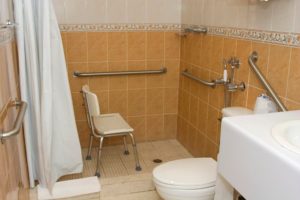 Walk-In Shower With Chair