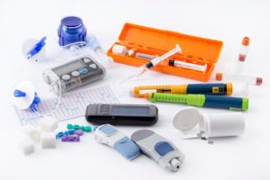 Assortment Of Diabetes Supplies