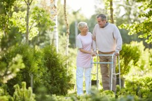 Mobility Walker Being Used Outdoors